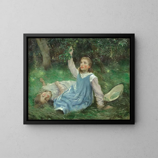 Peter Hansen - Summer Afternoon Apple Picking.webp