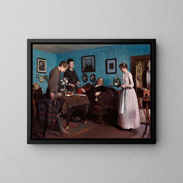 Invitati casuali - Peter Ilsted — quadro incorniciato alla parete