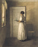 Giovane donna con un vassoio - Peter Ilsted — vista dell’opera