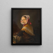 Theresia Elisabeth Kornhusl, moglie dell'artista - Peter Johann Nepomuk Geiger — quadro incorniciato alla parete