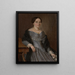 Ritratto di Anna Makovička - Peter Michal Bohúň — quadro incorniciato alla parete