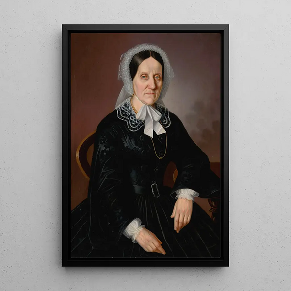Portrait d'une vieille dame - Peter Michal Bohúň — quadro incorniciato alla parete