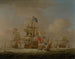 Men of War e un Sloop - Peter Monamy — vista dell’opera