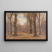Fine dell'autunno nella foresta di faggi - Peter Paul Müller — quadro incorniciato alla parete