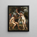 Adam e Eva - Peter Paul Rubens — quadro incorniciato alla parete