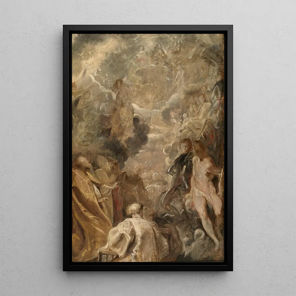 Tutti i santi - Peter Paul Rubens — quadro incorniciato alla parete
