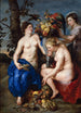 Cérès avec deux ninfe - Peter Paul Rubens — vista dell’opera