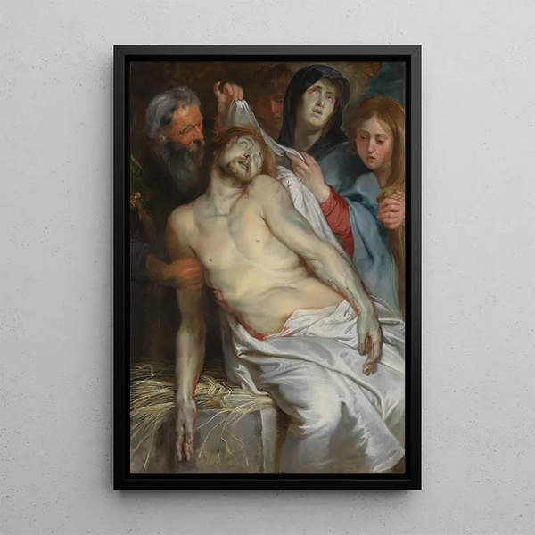 Christ sur la paille - Peter Paul Rubens — quadro incorniciato alla parete