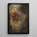 Studio di un vecchio uomo barbuto - Peter Paul Rubens — quadro incorniciato alla parete