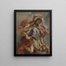 Minerva che sovrasta l'ignoranza - Peter Paul Rubens — quadro incorniciato alla parete
