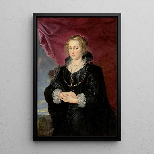 Portrait d'une dame - Peter Paul Rubens — quadro incorniciato alla parete