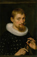 Portrait d'un homme possiblement architetto o geografo - Peter Paul Rubens — vista dell’opera