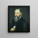 Ritratto di Jacobus Moretus - Peter Paul Rubens — quadro incorniciato alla parete