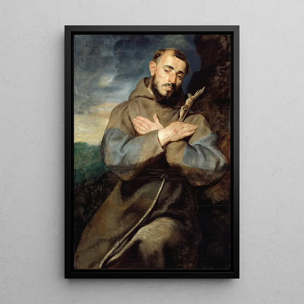 San Francesco - Peter Paul Rubens — quadro incorniciato alla parete