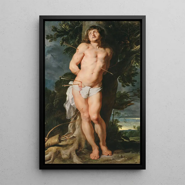 Saint Sébastien - Peter Paul Rubens — quadro incorniciato alla parete