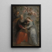 L'Éducation de Marie - Peter Paul Rubens — quadro incorniciato alla parete