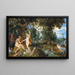 Il Giardino dell'Eden con la Caduta dell'uomo - Peter Paul Rubens — quadro incorniciato alla parete