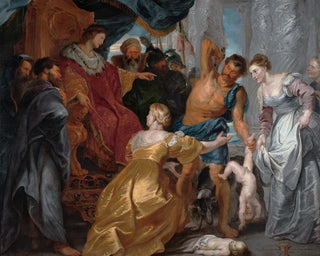 Il Giudizio di Salomone - Peter Paul Rubens — vista dell’opera