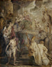 Il matrimonio mistico di Santa Caterina, bozzetto a colori per l'altare della chiesa dei Padri Agostiniani ad Anversa - Peter Paul Rubens — vista dell’opera