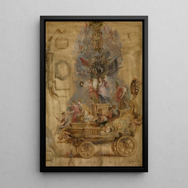 Char triomphal de Kallo - Peter Paul Rubens — quadro incorniciato alla parete