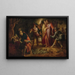 La trahison du Christ - Peter Wtewael — quadro incorniciato alla parete