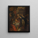 La Disputa di Santa Caterina d'Alessandria con i cinquant' filosofi - Peter Ykens — quadro incorniciato alla parete