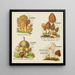 Petit atlas des champignons Pl 2 - Delachaux Niestlé — quadro incorniciato alla parete