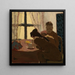 Colazione davanti alla finestra - Édouard Vuillard — quadro incorniciato alla parete