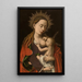 Madone - Petrus Christus — quadro incorniciato alla parete