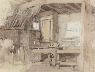 Angolo dell'officina di falegnameria della casa Klingelbeek a Oosterbeek - Petrus Franciscus Greive — vista dell’opera