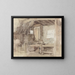 Angolo dell'officina di falegnameria della casa Klingelbeek a Oosterbeek - Petrus Franciscus Greive — quadro incorniciato alla parete