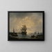 Bateaux à voile dans le port - Petrus Johannes Schotel — quadro incorniciato alla parete