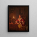 Nel boudoir - Petrus Kiers — quadro incorniciato alla parete