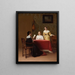 La leçon - Petrus Renier Hubertus Knarren — quadro incorniciato alla parete