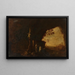 Ninfe in una grotta con rovine antiche - Petrus van Hattich — quadro incorniciato alla parete