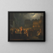 Alla fiera - Petrus van Schendel — quadro incorniciato alla parete