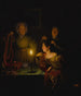 Prima della festa - Petrus van Schendel — vista dell’opera