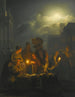 Mercato notturno olandese del mercato del formaggio di Rotterdam - Petrus van Schendel — vista dell’opera