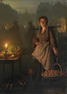 Mercato alla candela - Petrus van Schendel — vista dell’opera