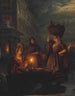 Mercato alla luce della luna - Petrus van Schendel — vista dell’opera