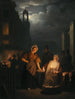 Mercato notturno di Rotterdam - Petrus van Schendel — vista dell’opera
