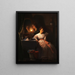 La lettera d'amore - Petrus van Schendel — quadro incorniciato alla parete