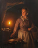 La cabina notturna - Petrus van Schendel — vista dell’opera