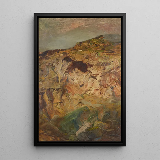 Petrus van der Velden - Rock study Sumner.webp