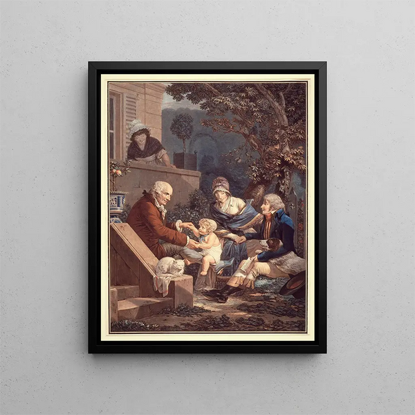 PhilibertLouis Debucourt - Les Plaisirs Paternels.webp