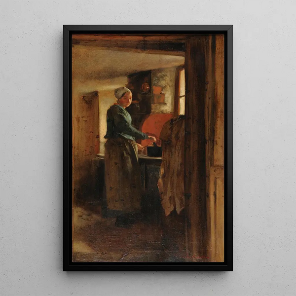 Scène d'intérieur - Philibert Léon Couturier — quadro incorniciato alla parete