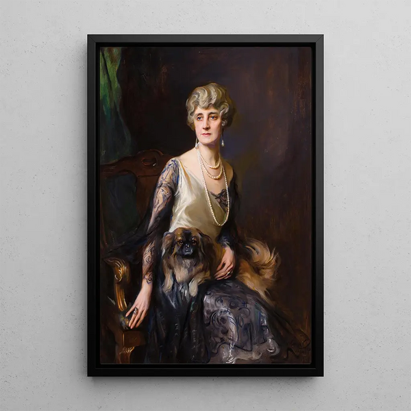 Philip Alexius de Lszl - A portrait of Mrs Frederick L Pratt ne Miss Jeannie Williams.webp