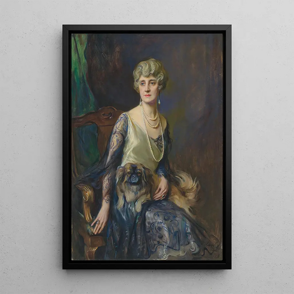 Mme Frederick Lorenz Pratt née Jeannie Jewett Williams - Philip Alexius de László — quadro incorniciato alla parete