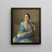 Ritratto di una dama - Philip Alexius de László — quadro incorniciato alla parete