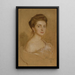 Portrait d'une dame avec une perla - Philip Alexius de László — quadro incorniciato alla parete